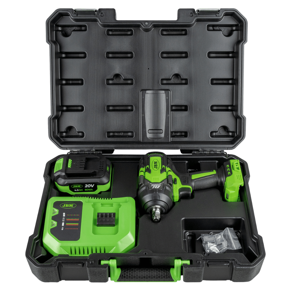 JBM Clé À Chocs Sans Balai 1/2" 1000nm Avec Batterie Et Mallette