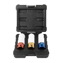 JBM Set De 3 Douilles D'Impact Pour Extraction De Roues 1/2"