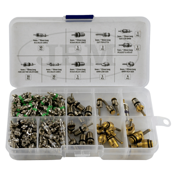 JBM Ensemble De Noyaux De Soupape De Climatisation