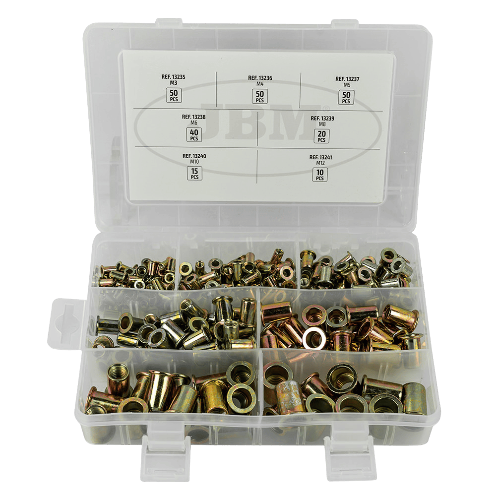 JBM Étui D'Inserts Tête Plate