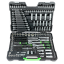 JBM coffret à outils de 216 pièces avec douilles hexagonales zingué