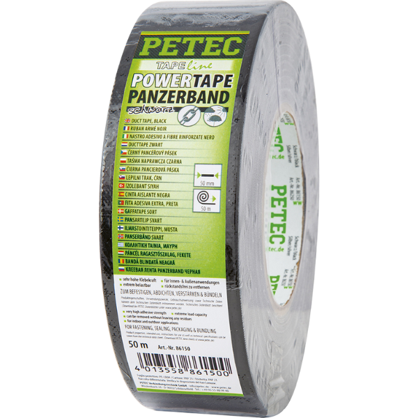 Petec power tape ruban armé noir