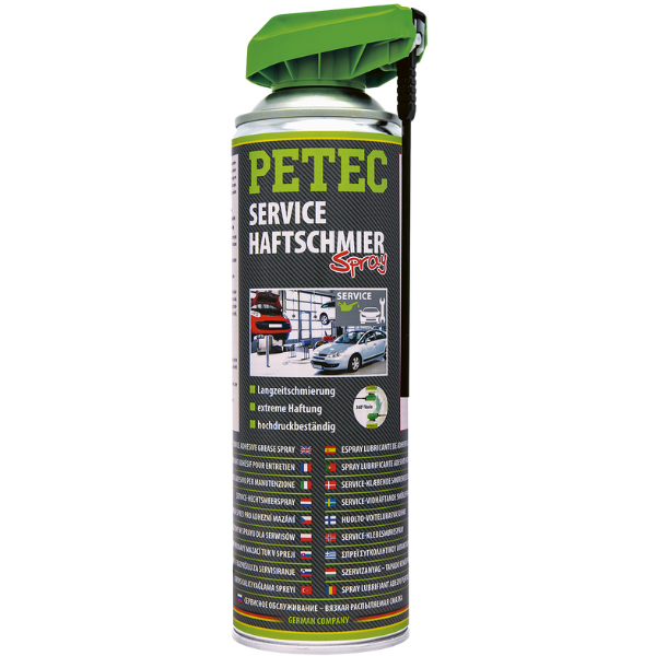Petec spray lubrifiant adhésif, transparent 500 ml