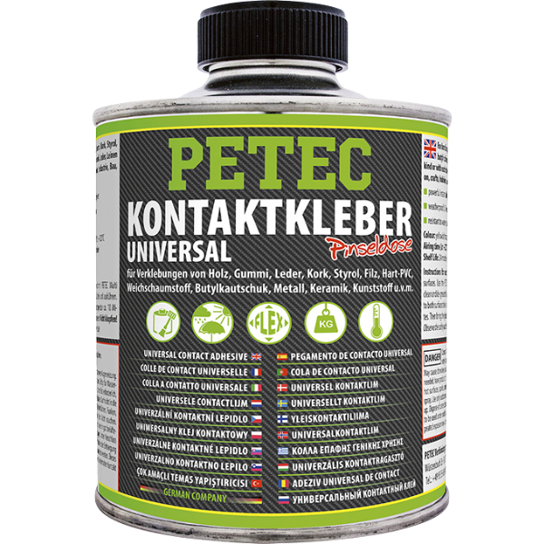 Petec colle de contact universelle 350 ml + pinceau