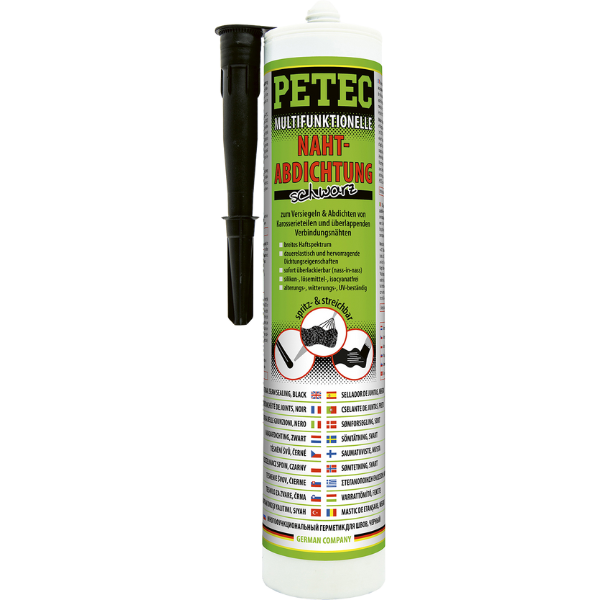 Petec etanchéité structurable noir cartouche 310 ml