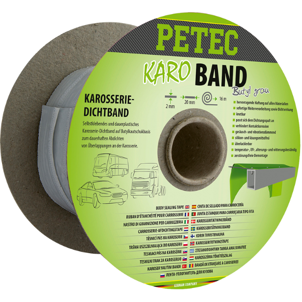 Petec ruban d'étanchéité gris pour carrosserie