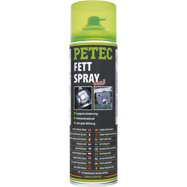 Petec spray de graissage blanc