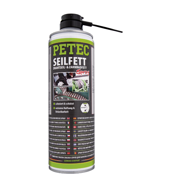 Petec spray graisse pour câbles en acier et roues