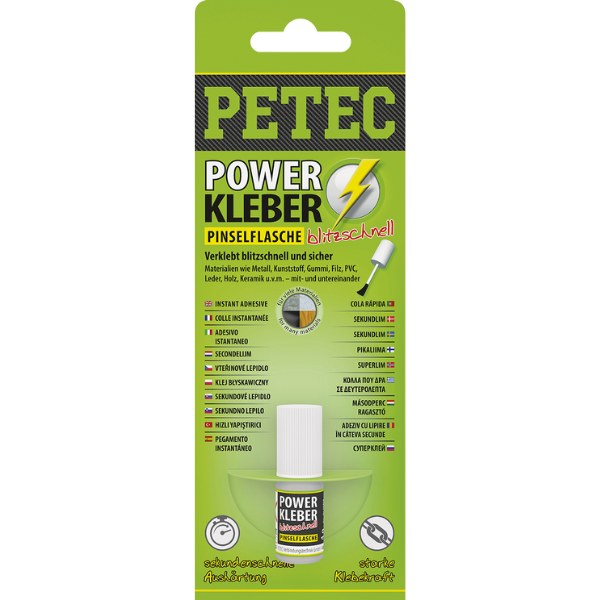 Petec colle ultra-puissante avec pinceau