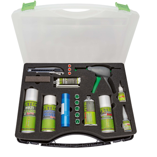 Petec coffret pour réparation des plastiques