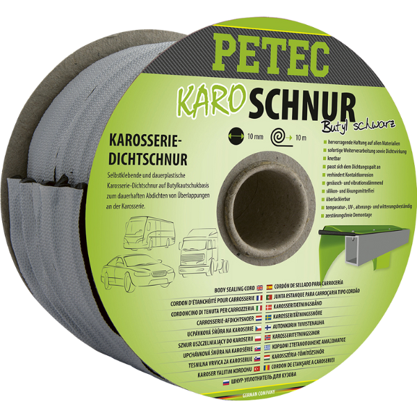 Petec cordon d'étanchéité pour carrosserie noir