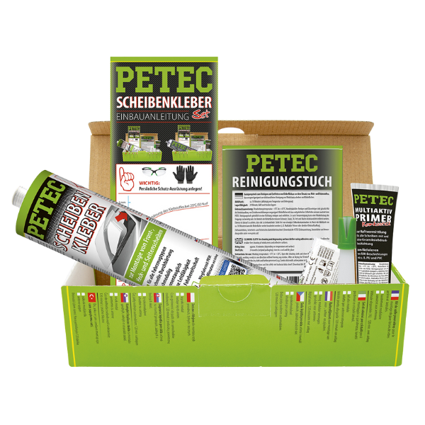 Petec Kit colle pare-brise, cartouche, 310 ml