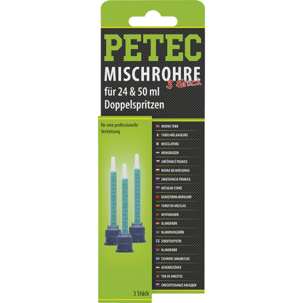 Petec tête mélangeur pour colle 2-comp