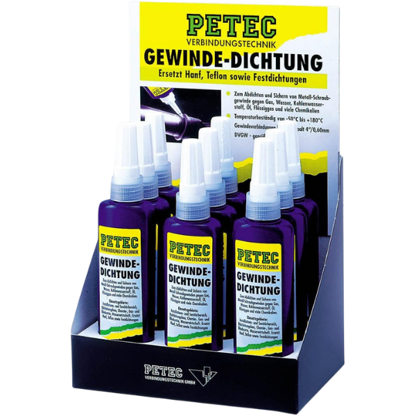 Petec display colle pour étanchéité des filets