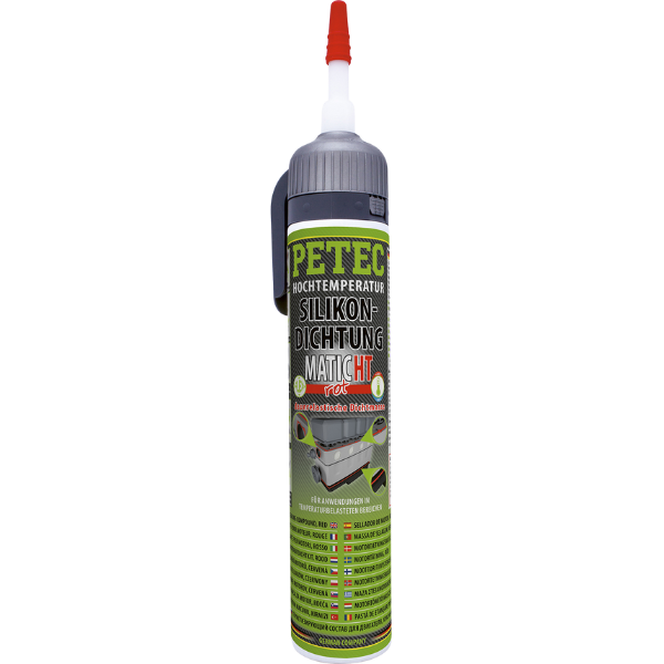 Petec joint silicone haute température rouge