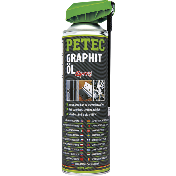 Petec spray d'huile au graphite, contenu: 500 ml