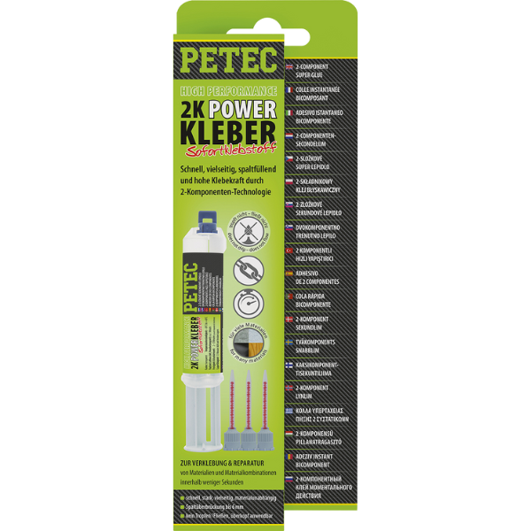 Petec 2C Colle power haute performance, contenu: 11 ml