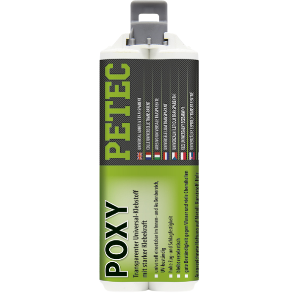 Petec poxy colle 2-comp. transparent 50 ml