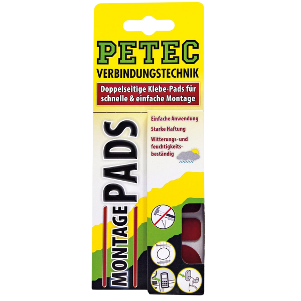 Petec pads de montage, contenu: 3 pièces