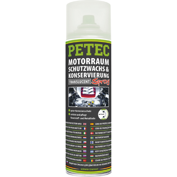 Petec Spray Cire protection pour moteur 500 ml