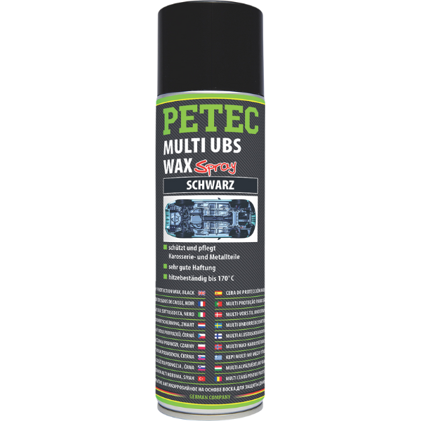 Petec Multi Cire Protection bas de caisse noir spr