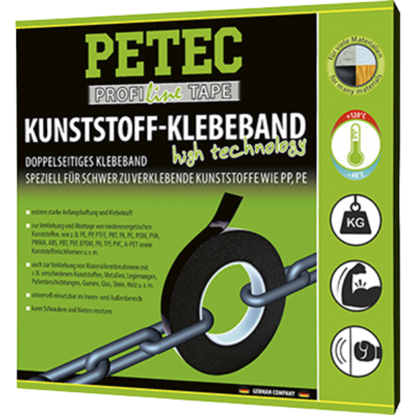 Petec ruban adhésif pour plastique