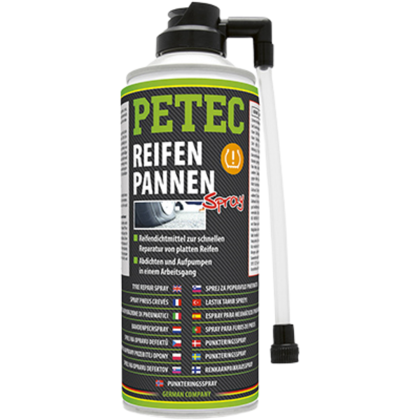 Petec spray dépanne crévaison 400 ml