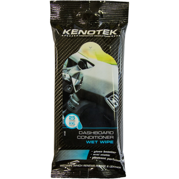 Kenotek Flowpack Dashboard, 25 Wet Wipes