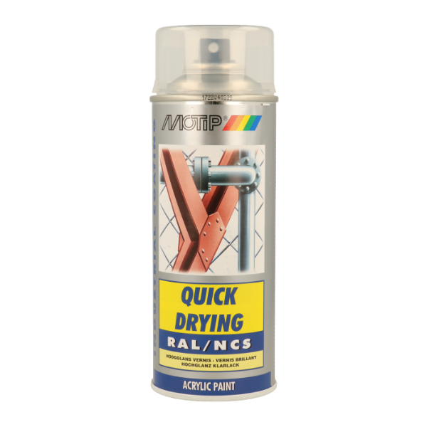 Motip industrial vernis transparent 400ml (1pc)