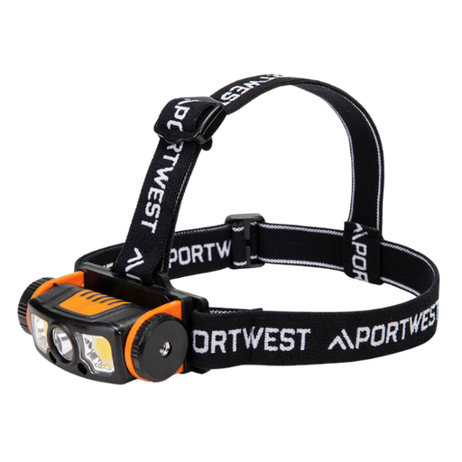 [PA76BKO] Portwest PA76 - Lampe frontale USB à LED avec détecteur de mouvement