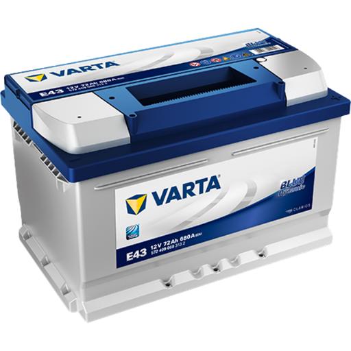 [VAR.5724090683132] Varta Batterie E43 72ah/680a