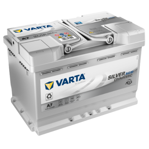 [VAR.570901076J38] Varta Batterie A7 Start/Stop 70ah/760a