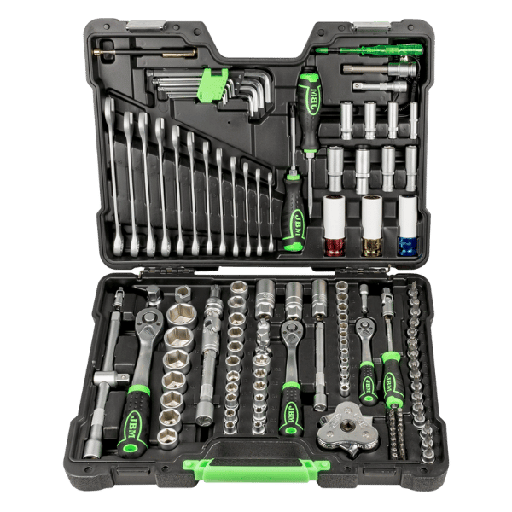 [54082] JBM Coffret À Outils 132 Pièces 6 Pans Zinguées