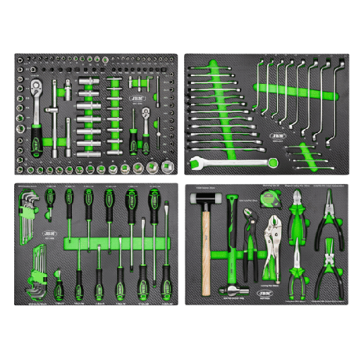 [53708] JBM Jeu De 4 Modules Eva Carbone Pour Outils