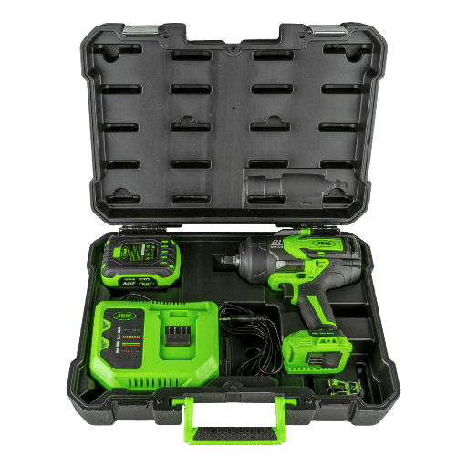 [60044C] JBM Clé À Chocs Sans Fil Brushless 1/2” 1300nm Avec Mallette