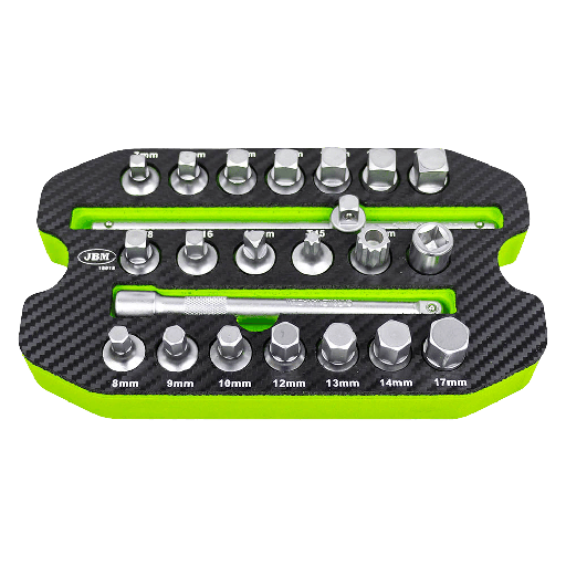 [15018] JBM Module De Douilles De Vidange 22pcs