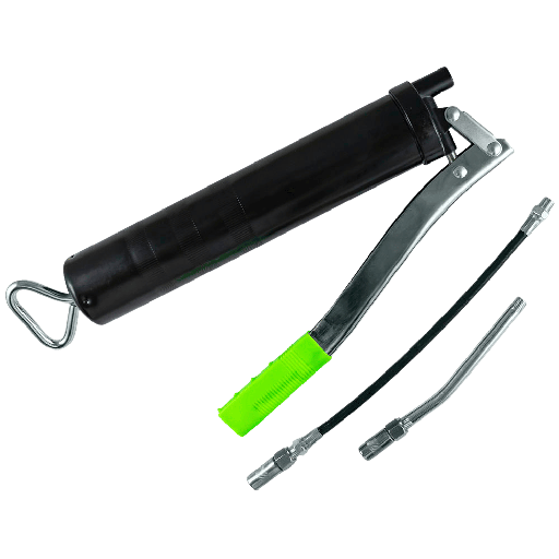 [50852] JBM Pompe À Graisse Manuelle Avec Tuyau Flexible