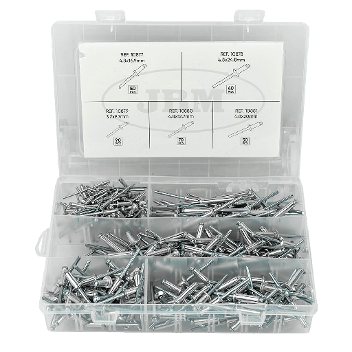 [52043] JBM Étui De Rivets 300 Pièces