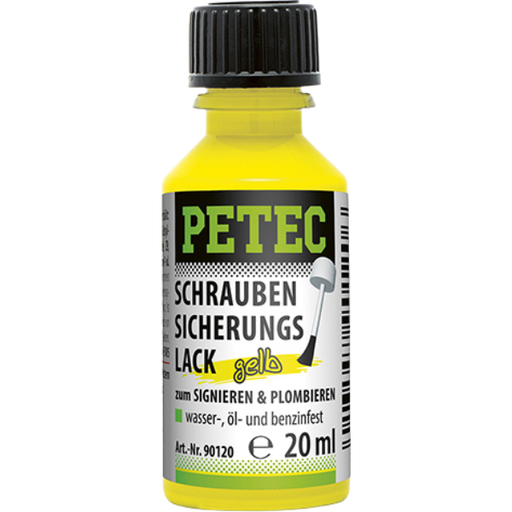 [BPB.90120] Petec vernis de verrouillage pour vis jaune