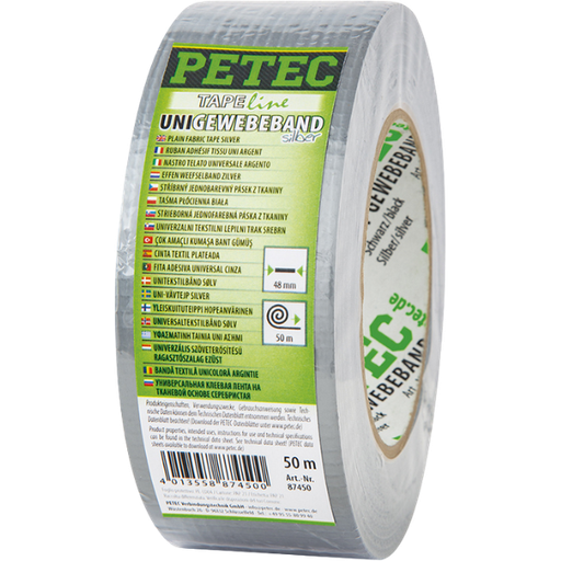 [BPB.87450] Petec ruban tissé universel gris 50 m x 48 mm