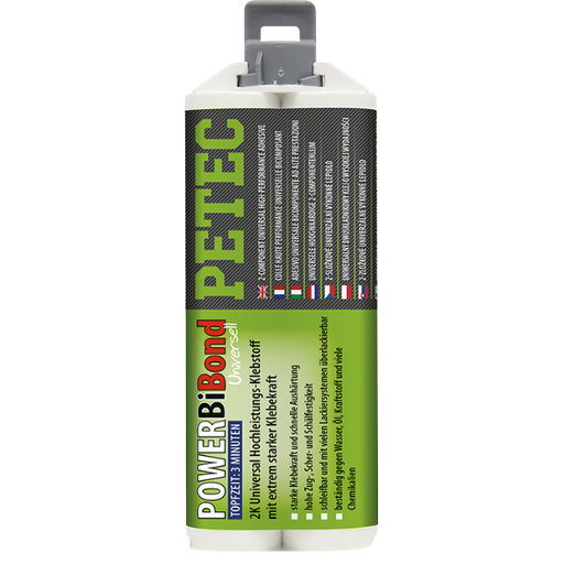 [BPB.98550] Petec bibond colle 2-comp. 3min. 50 ml + tête méla