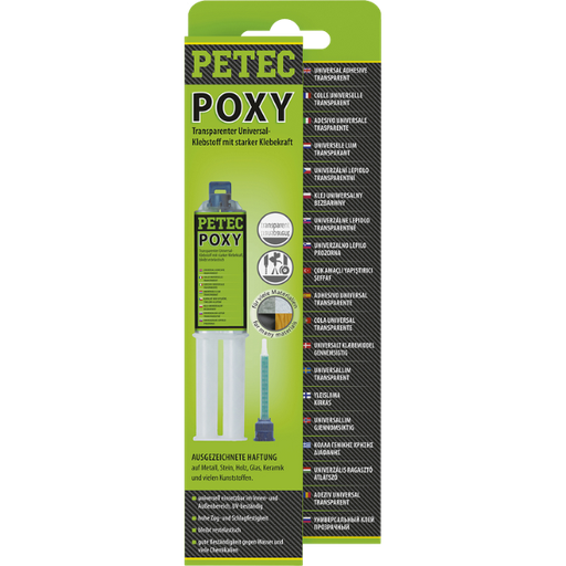[BPB.98425] Petec poxy colle 2-comp. 24 ml + tête mélangeur