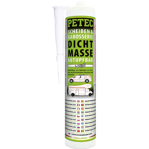 [BPB.83290] Petec mastic d'étanchéité pour vitrages et carrosserie blanc