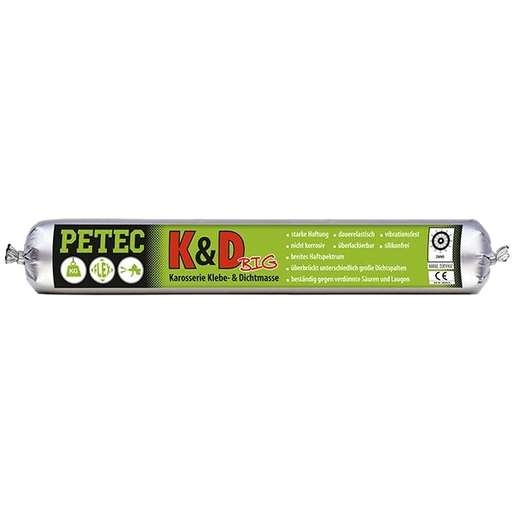 [BPB.94660] Petec colle carrosserie grise boudin 600 ml
