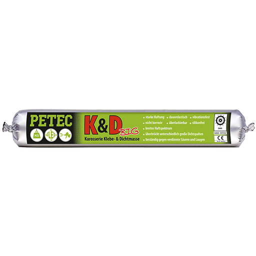 [BPB.94760] Petec colle carrosserie noir boudin 600 ml