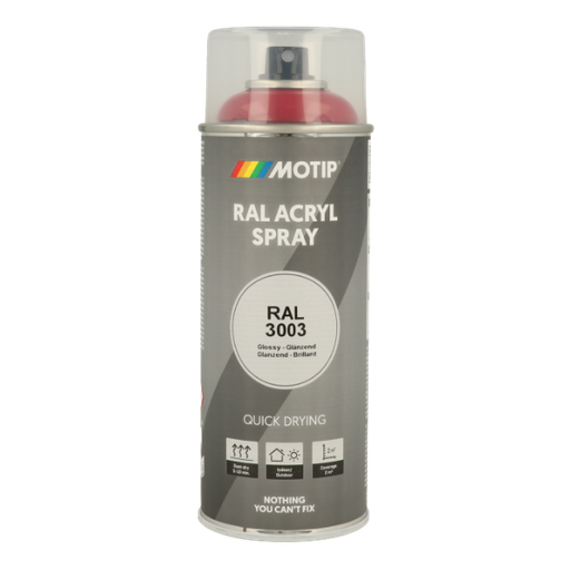 [MOT.07238] Motip peinture ral industrial noir foncé ral 9005